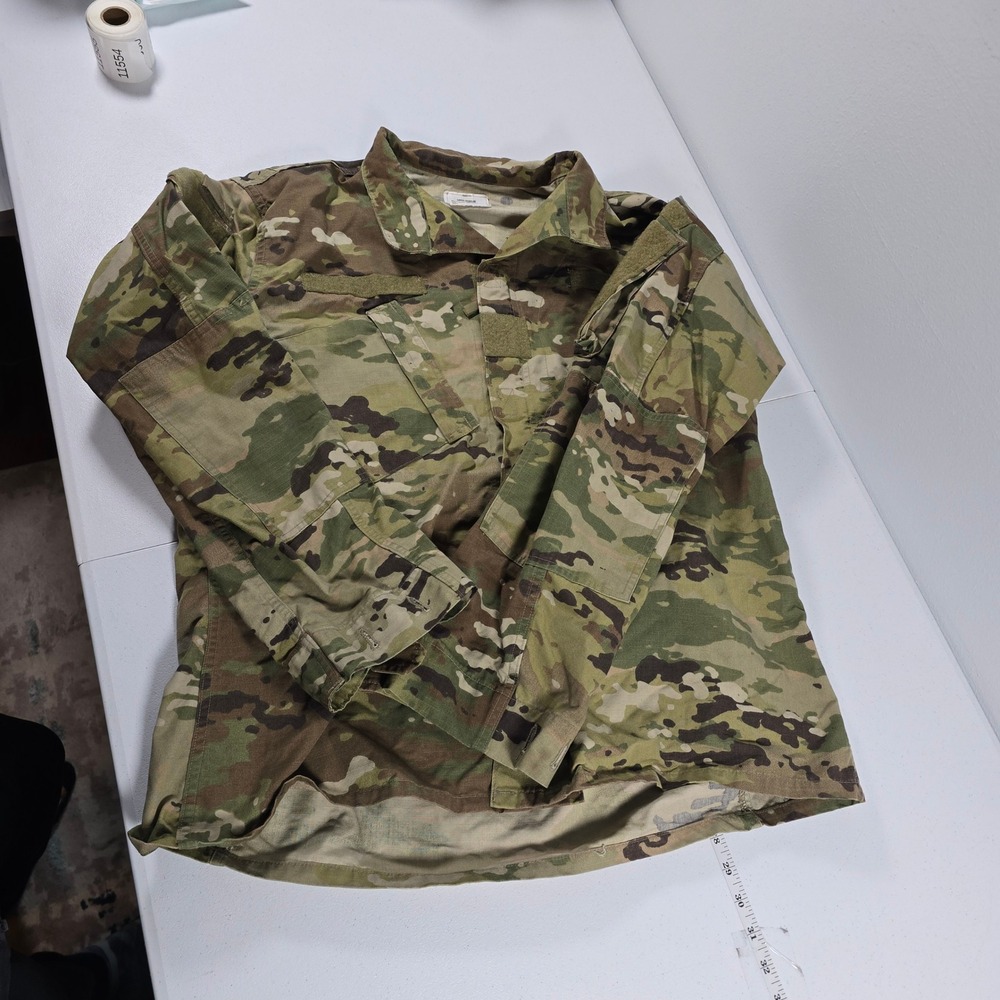US Army OCP Multicam Combat Uniform Coat Large Regular Pine Belt